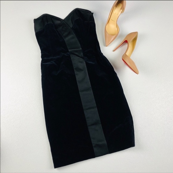 Yves Saint Laurent Dresses & Skirts - YSL Variation Vintage velvet black evening dress